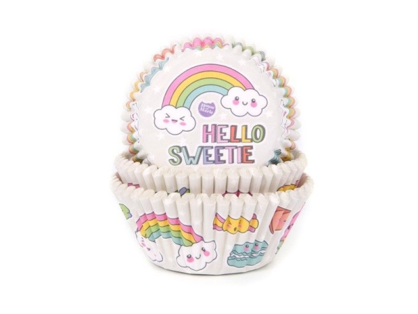 Cupcake Backförmchen - Regenbogen